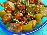 Honey Paneer with Sesame Seeds