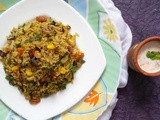 Vegetable Layered Dum Biryani~ Indian Biryani