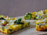 Aardappeltortilla met broccoli