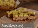 Appelkoek met honing en walnoten