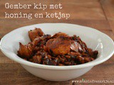 Gember kip met honing en ketjap