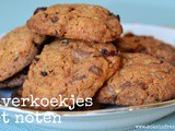 Haverkoekjes met noten en chocolade