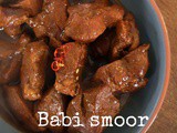 Indisch stoof: Babi smoor