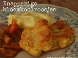 Knapperige bloemkoolroosjes