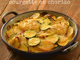 Tortilla met aardappel, courgette en chorizo