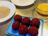 Vegetarisch: Bietenballen