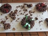 Coroncine di farro soffiato al cioccolato