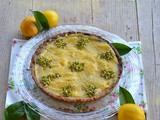 Crostata con noci macadamia e lemon curd senza burro