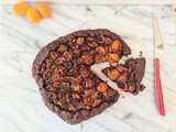 Galette al cacao con kumquat canditi