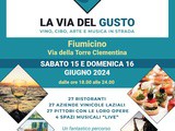 La Via del Gusto 2024 - 15 e 16 giugno a Fiumicino