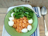 Riso al pesto di pomodori secchi e rucola