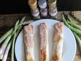 Sigari di pasta fillo con asparagi e salmone scozzese
