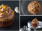 Cupcake al cioccolato e arancia