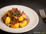 Gnocchi di patate con speck e zucca