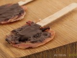 Lecca lecca di pancetta e cioccolato fondente