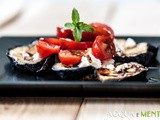 Melanzane grigliate con aceto balsamico, feta e menta di Gordon Ramsay