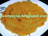 Avalakki - Carrot Sweet Rava Rotti