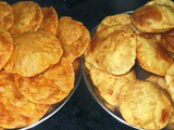 Banana -Wheat -Curd Poori