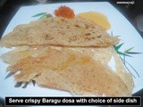 Baragu /Proso Millet Rava Dosa