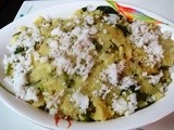 Capsicum - Rava Upma (Uppittu)