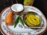 Carrot - Tamarind Tokku Chutney