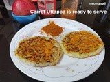 Carrot Uttappa