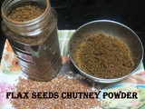 Flax Seeds Chutney Powder