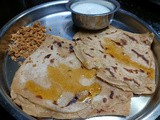 Folded Sweet Potato Parata