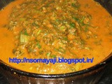 Green Harive soppina Huli (Amaranth Leaves Curry)