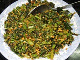 Harive Palya (Amaranth leaves dry curry)