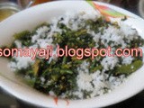 Harve soppu/Amaranth leaves Dry Curry