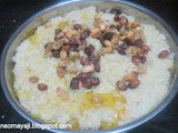 Little Millet / Saame & Moong Dal Sweet Pongal