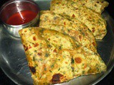 Methi-Mooli- Palak Parata