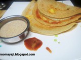 Millet/Jola - Moong - Urid Dal Dosa