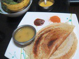 Millet (Jola) & Urid Dal Dosa