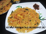 Millet -Rava Carrot Rotti