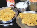 Mooli - Aloo Parota