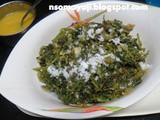 Quick Palak Dry Curry