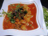 Radish - Basale Sambar. ( Curry with out coconut)