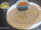 Ragi Moong Dal Dosa