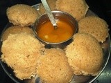 Rava -Bananana Sweet Idli