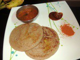 Red Rice -Methi/Fenugreek Seeds Dosa