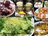 Refreshing Drinks and Kosumbari (Salad)