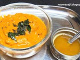 Ridge Gourd - Carrots - Sesame Chutney