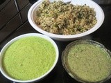 Spinach  - Peas Palav