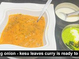 Spring Onion and Kesu Curry