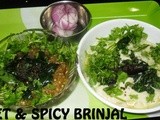 Sweet & spicy brinjal