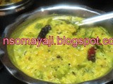 Toor Dal or Moong Dal & Tamarind Tokku/Chutney Tovve