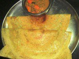 Toor Dal + Rice Dosa