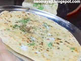 Wheat flour Aloo Naan / Indian Bread